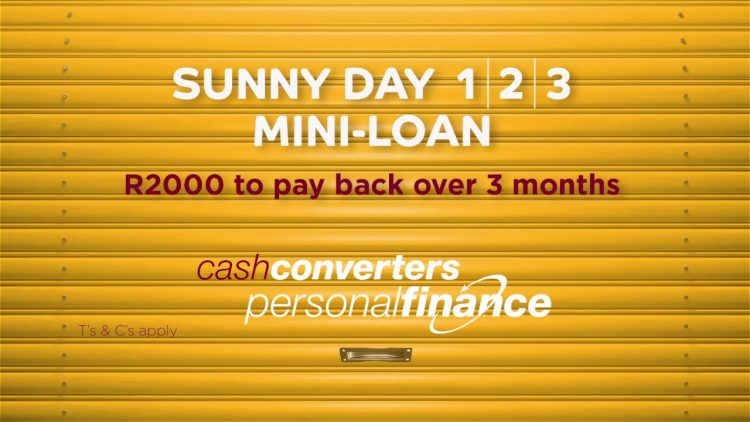 Sunny Day 1 | 2 | 3 mini-loan from  Cash Converters